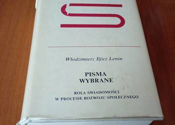Pisma wybrane rola świadomości w procesie rozwoju społecznego Iljicz Lenin