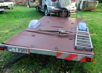 Laweta lekka Thule.Dmc 750 kg.Dł.najazdu 3.65m,szer.2m