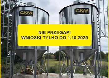 Silosy zbożowe i paszowe – do 100 000 zł na silos – dotacja ASF 2025