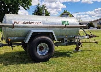 Beczkowóz BSA 6000L Ocynk beczka asenizacyjna joskin pompa jednoosiowy