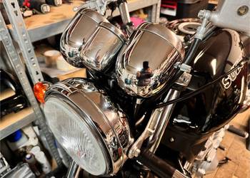 Chromowane Kubki Osłony Zegarów Suzuki GSX 1100G Yamaha XV 750 1100 Virago