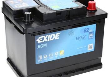 Akumulator Exide AGM 12V 62Ah 680A P+ L2 EK620