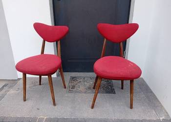 Krzesła Serduszka Prl