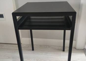 Stolik czarny metalowy Ikea 40 cm x 60 cm