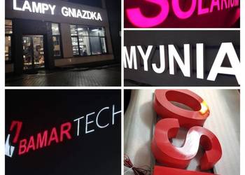 Litery LED podświetlane reklama 3D