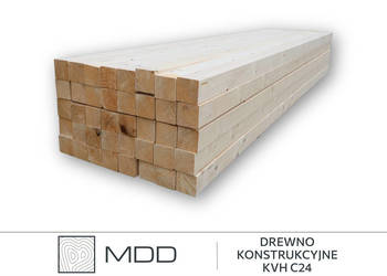 Drewno konstrukcyjne KVH C24, różne przekroje