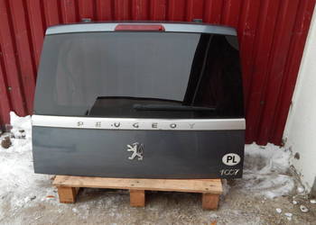Peugeot 1007 04-09 KLAPA BAGAŻNIKA TYLNA SZYBA TYŁ EZW