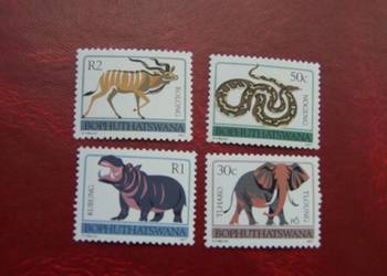 Bantustan 1977 MNH Mi. 14/17 Fauna Zwierzęta  a