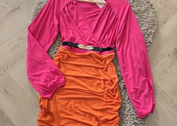 Sukienka drapowana Soczyste Kolory