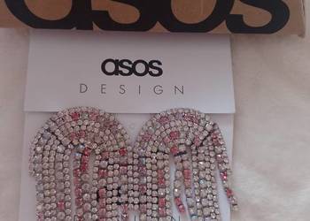 ASOS/ Ekskluzywne, długie, bogato zdobione kolczyki, NOWE