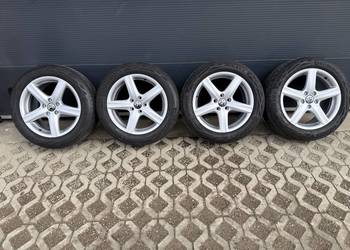 Koła letnie 5x112 R17 BBS ET47 7,5J 57,1 + 215/55 Continental 6 mm 2019 r.