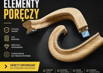 Balustrady Drewniane | Poręcz Schodowa | Skręty, Łuki i Zakręty Poręczy |