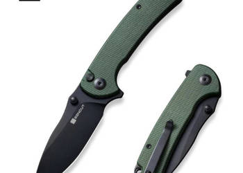 Nóż składany Sencut Pulsewave Green Canvas Micarta, Black 9Cr18MoV (S23032…