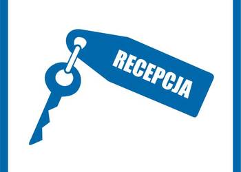 Naklejka znak informacyjny recepcja RA026