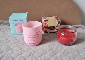 Świeczka świeczki zapachowe 2szt kwiaty kwiatowa jagoda kotarbau