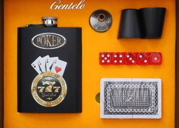 Elegancka Piersiówka Z Kieliszkami I Akcesoriami - Prezent Idealny