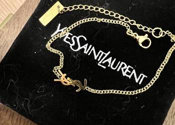 Bransoletka saint laurent gold nowa