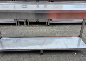 Stół Gastronomiczny Z Półką - 180/60/85 cm - M.1607 N