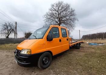 Fiat Ducato auto laweta dubel kabina możliwa zamiana