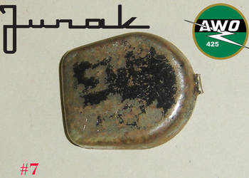 JUNAK AWO dekielek iskrownik ORYGINAŁ czarny ZS 3 podkowa pokrywka PATYNA