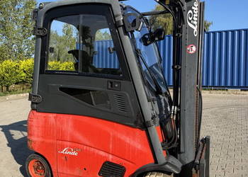 wózek widłowy elektryczny LINDE E20PH E20PH kabina ogrzewanie wolny skok