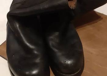 Buty kozaki skórzane męskie