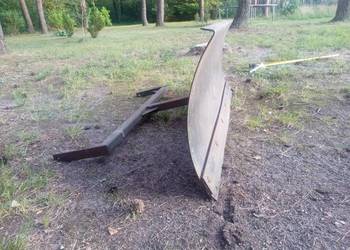 Pług do odśnieżania traktorek kosiarka quad