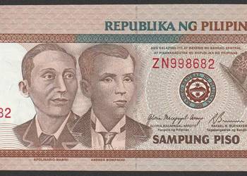 FILIPINY 10 PISO 2001 - MABINI - STAN BANKOWY UNC -