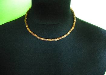 Korale - naszyjnik z drobnych paciorków - długość 42 cm Unisex