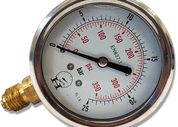 Manometr Hydrauliczny - Ciśnieniomierz. 0-25 bar [1400]