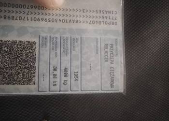 Przyczepa 4 tony pozostałości