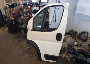 DRZWI LEWE PRZÓD PEUGEOT BOXER III BIAŁE 2018