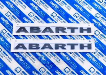 NOWY emblemat znaczek napis ABARTH 595 695 Fiat 500 Grande Punto ORYGINALNY
