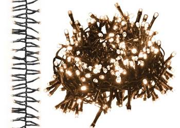 vidaXL Sznur lampek LED, 1000 diod w kolorze ciepłej bieli（SKU:343239）