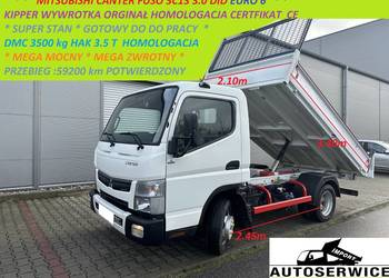MITSUBISHI CANTER FUSO 3C13 EURO6 KIPPER WYWROTKA OS,245m ORYGINAŁ HOMOLOG