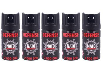 5x Gaz pieprzowy Sharg Nato Defence Gel 2mln Cone 40ml (40040-C)