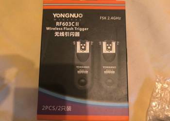 Wyzwalacze radiowe Yongnuo RF-603C II – komplet z pudełkiem