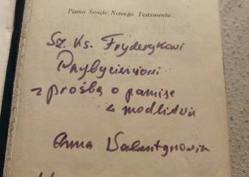 Sprzedam biblie z autografem Anny Walentynowicz