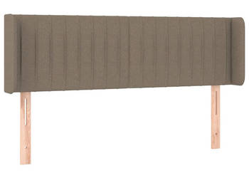 Zagłówek uszak taupe 147x16x78/88 cm tkanina WM-3119008