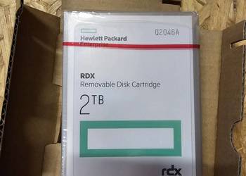 Dysk do backupu / kaseta dyskowa / wkład RDX HPE 2TB Q2046A nowy nieużywany