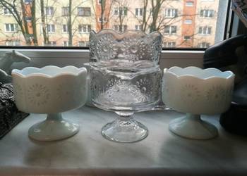 Pucharek stokrotka słoneczko prl komplet Pucharek stokrotka słoneczko prl komplet