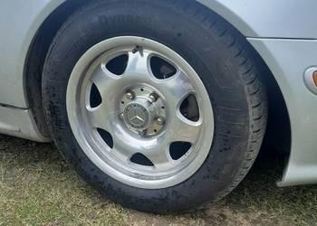 Mercedes R170 SLK komplet kół  15 opony letnie  alufelgi oryginalne.