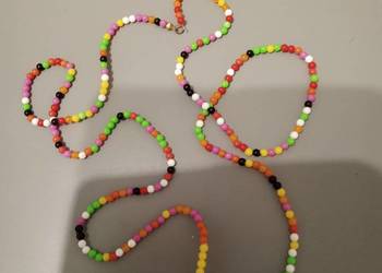 Naszyjnik z kolorowych koralików