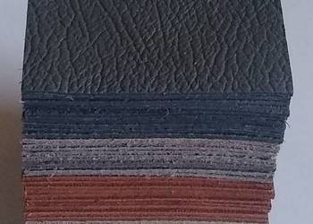 Skóra Kwadrat 6 x 6 cm (50 sztuk) Licowa Włoska Mix kolorów (nr 11)