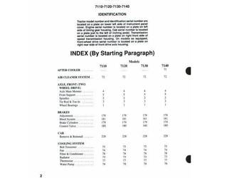 CASE 7110, 7120, 7130, 7140 instrukcja napraw CASE 7110, 7120, 7130, 7140 instrukcja napraw