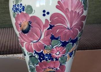 UNIKAT 38 cm! Wazon "Wincent" Włocławek – Fason 629/4 – Design PRL