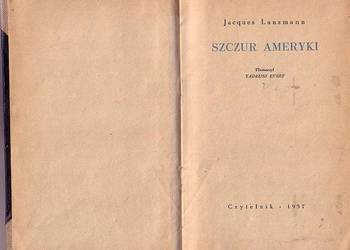 (071) SZCZUR AMERYKI – JACQUES  LANZMANN