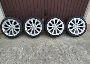 Alufelgi Audi 17 cali + Opony niski profil z 2023 r.215/40 R17 5x112
