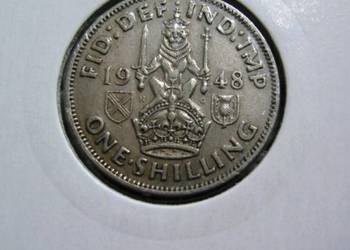 Wielka Brytania 1 shiling 1948r - Szkocki -  W Holderze