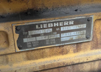Liebherr D904T D 904 T Silnik Kompletny Blok Koło Zamachowe Wał Korbowy Po…